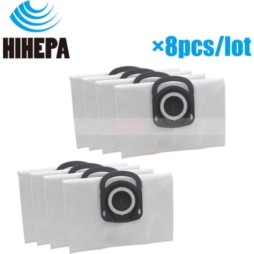 8pcs/lot Dust Bags High Filtration Bags Replacement For Rowenta Silence Force Hygiene+ZR200520 RO64xx Vacuum Cleaner accessories
