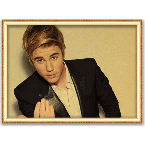 Justin Bieber DIY Embroidery Cross Stitch 11CT Kits Needlework Craft Set Printed Canvas Cotton Thread Home Decoration On Sale