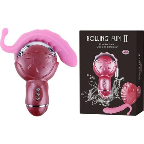 New Model Oral Sex Toys For Women, 6 Rotating Tongue Sex Toy 12 Mode Vibration Dildo Vibrator, Clitoris Stimulator Sex Products