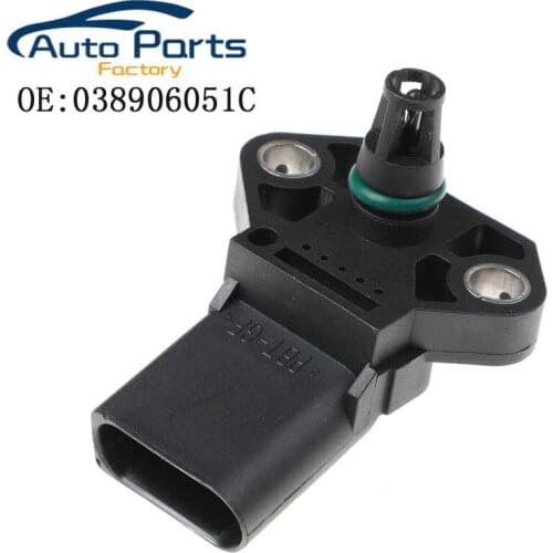 New High Quality Intake Air Boost Pressure Map Sensor For Audi V W Seat Skoda 038906051C 0281002401