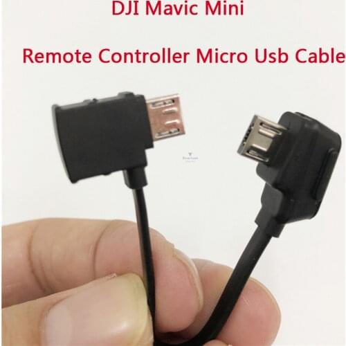 Original and new DJI Mavic Mini Remote Controller Micro USB to Micro USB Adapter Line(RH) Data Cable for Drone repair parts