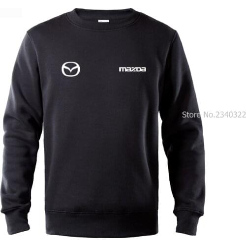 Long sleeve mazda Sweatshirt for men New Autumn winter Causal Pullover Sweatshirt Coat