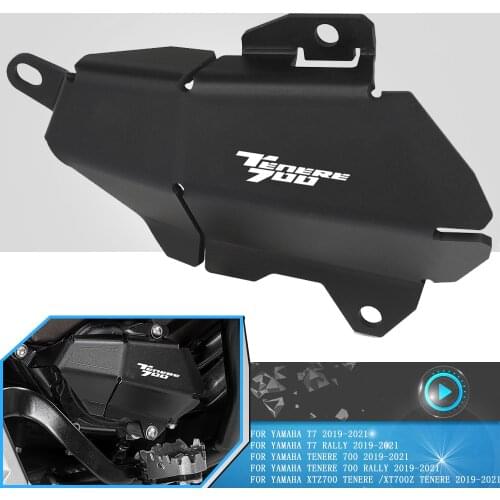 For Yamaha T7 Tenere700 T 7 TENERE 700 Rally 2019 2020 2021 Motorcycle ALUMINIUM Water Pump Protection Guard Covers Accessories