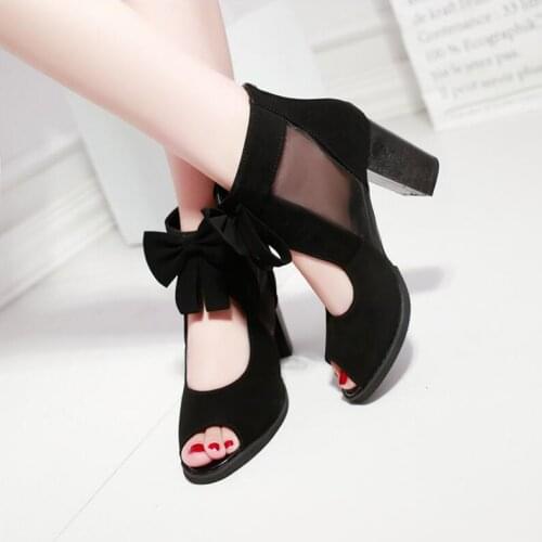 Fashion 2021 Summer Mesh Peep Toe Sandals Sexy Heels Single Shoes Lace Pumps Woman High Heel Fashion Women Shoes