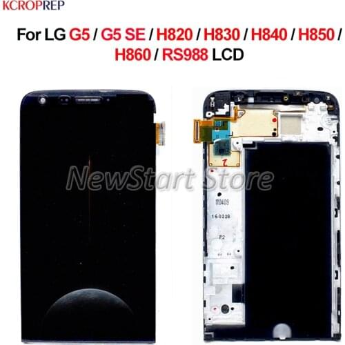 For LG G5 G5 SE H820 H830 H840 H850 H860 RS988 LCD Display Touch Screen Digitizer Assembly No Frame Replacement Accessory 5.3"