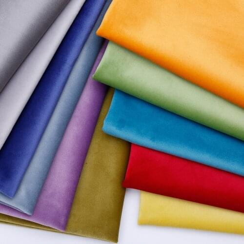 1 Meter Luxury Fleece Fabric Velvet For Sofa Bedhead Sewing Plush Felt Cloth Diy Stuff Toy Fabric High Quality Textile Cloth