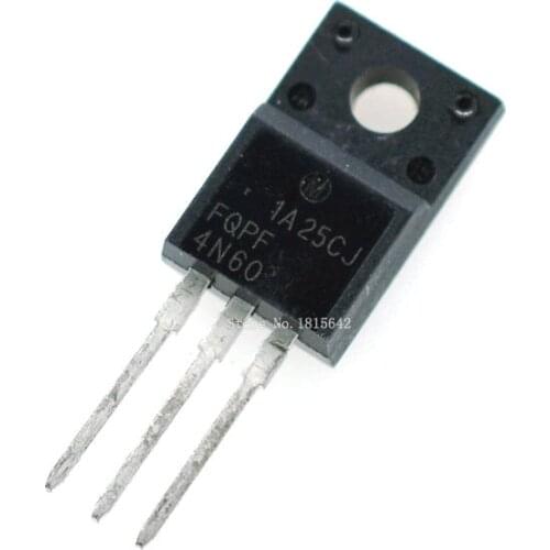 10PCS/Lot FQPF4N60 FQPF4N60C Triode 4N60 Field Effect Transistor TO-220 New
