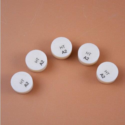 10 Pieces High Transparent HT Dental Press Ingots IPS e.max Press Ivoclar Vivadent lithium disilicate glass ceramic press ingots