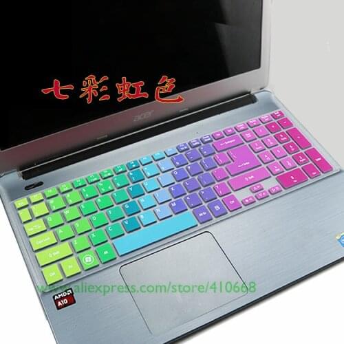 15.6 Silicone Keyboard Protector Cover Skin for Acer Aspire E5-511G E15 ES1-512 VN7-791G extensa 2508 ES1-531 EX2519 EK-571G