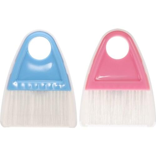 2 Sets Useful Practical Pet Cleaning Brush Mini Dustpan for Keyboard Home Desktop