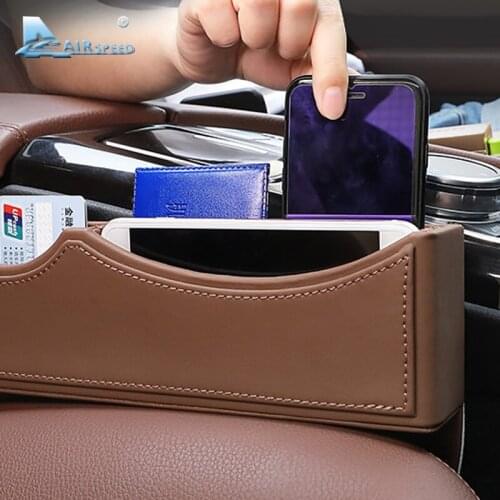 Airspeed Car Seat Gap Filler Box for BMW X1 X3 X5 X6 F30 E90 E92 F10 F18 F11 F07 GT Z4 F15 F16 F25 E60 PU Leather Seat Storage