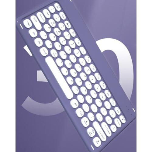 Wireless Bluetooth Keyboard And Mouse Set Is Suitable For IPhone IPad Smartphone Tablet Multi-device Portable Keyboard