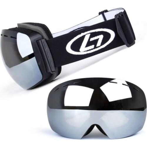 Big Double Layers Anti-fog Ski Goggles Lens Ski Mask Glasses Skiing Snow Snowboard Eyewear Mirror Polarize Goggles Equipments