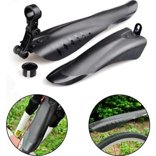 2Pcs Bicycle Mudguard MTB Bike Fender Mud Guards Wings For Cycling Front Rear Fenders Easy To Assemble Lightest Bike Accessory