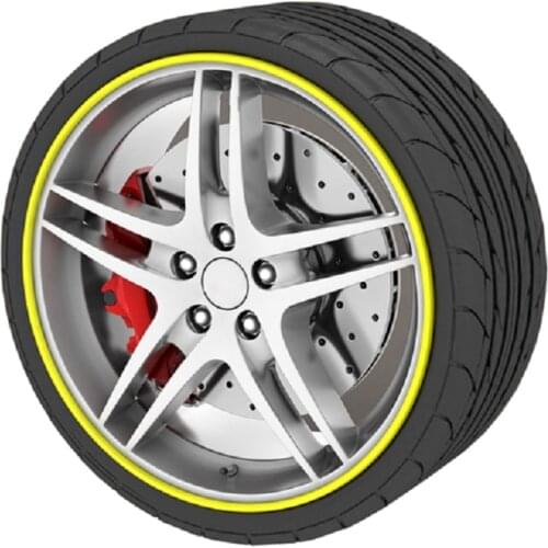 CHIZIYO 9 Colors 8M Automotive Wheel Tyre Care Protector Hub Wheel Stickers Strip For Volkswagen Toyota Modification Accessories