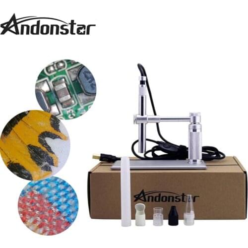Andonstar A1 2MP USB Digital Microscope 500x 8 LED usb Microscope Video Camera Stand usb magnifier