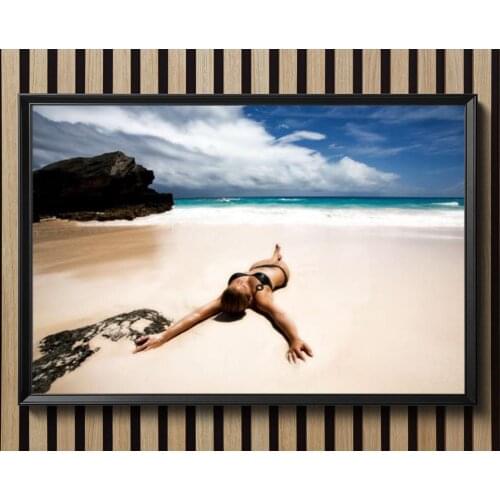 D1220 Sexy Girl Hot Bikini Beach Silk Fabric Poster Art Decor Indoor Painting Gift