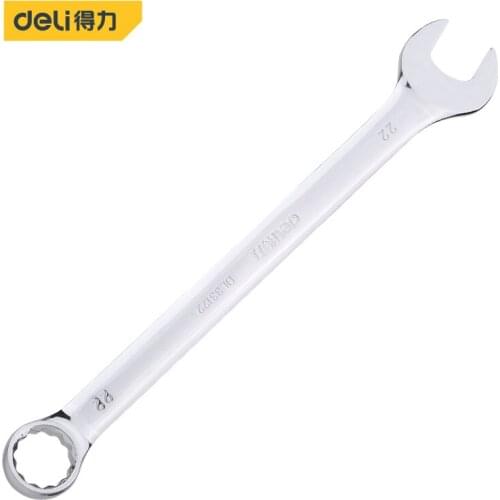 Deli Ratchet Combination Metric Mirror Wrench 22mm Fine Tooth Gear Ring Torque Socket Nut Hand Tools Alicates High Repair Tools