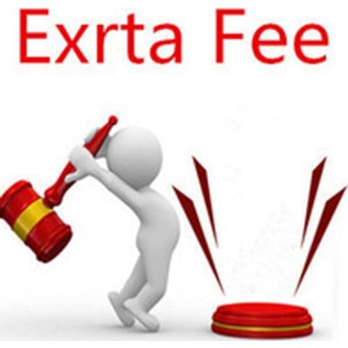 Extra fee (how much you need to pay,how many pcs you buy) Thanks