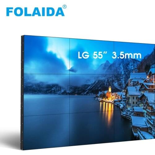 Folaida LG TV 55 Iinch 3.5 mm DID Bezel To Bezel LCD Video Wall Big size Advertising Displayers LCD Monitor TV Wall