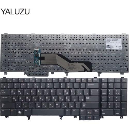 YALUZU RU Laptop Keyboard for Dell E6520 E5520 M4600 M6600 E5530 E6530 M4700 M6700 RU layout replacement russian keyboard