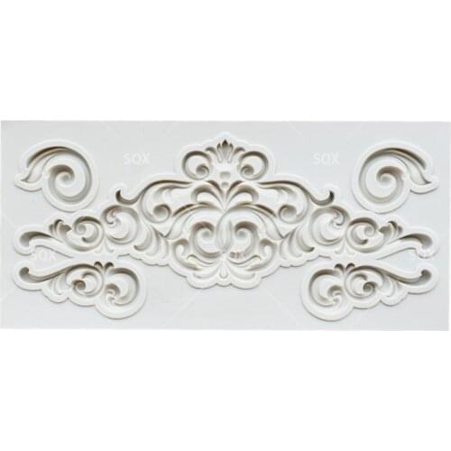 3D Lace Fondant Cake Baking Molds,Moule Silicone,Cake Decorating Tools Pastry Tools Kitchen Accessories SQ16364