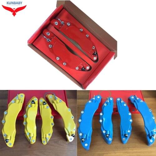 KUNBABY Metal Disc Brake Caliper Cover Without Logo Front And Rear Car Styling For BMW Audi Mercedes Benz