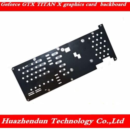 Metal graphics card protection backplane GEFORCE GTX Titan GTX TITAN X public version insulation back plate distribution screw