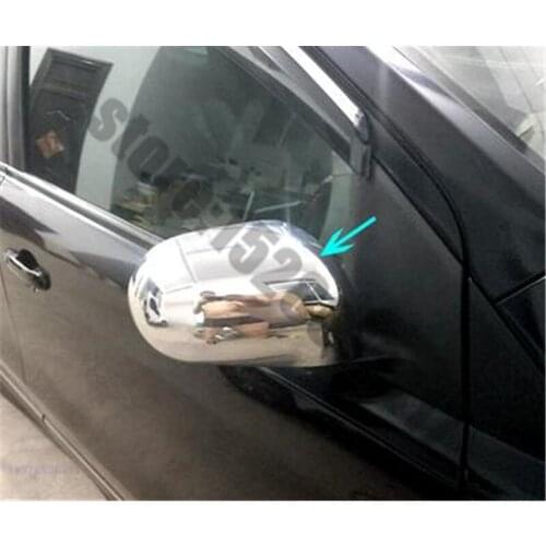 For Nissan Livna LIVINA 2007-2019 ABS Chrome Car Side Door Rearview Mirrors Cover Trim Car styling