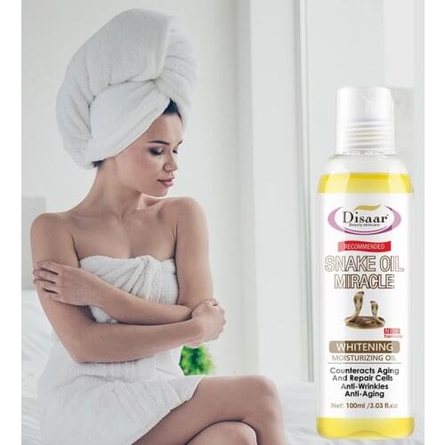 Snake Oil Repair Cell Anti Aging Anti Wrinkles Face Care Oil Head Neck Shoulder Leg Relax Massage Oil Sooth Skin Emollient Oil