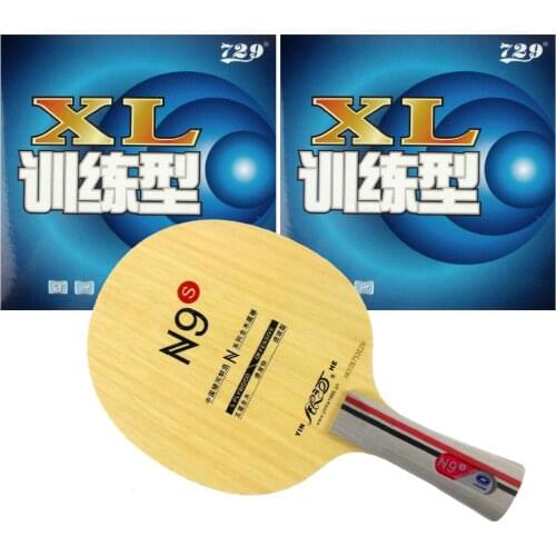 Pro Table Tennis PingPong Combo Racket Galaxy YINHE N9s with 2Pieces 729 XL 2015 Factory At a loss Direct Selling Shakehand FL