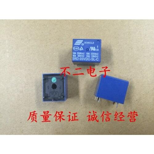Relay SRD-05VDC-SL-C 9V 24V 48V 5-pin set of conversion 10A