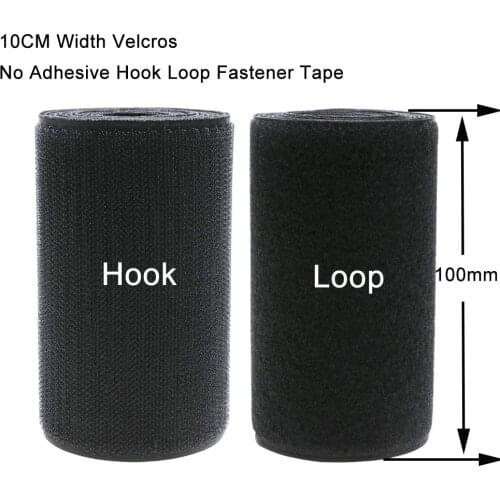 10CM Width Velcros Tape No Adhesive Hook Loop Fastener Tape Sewing Magic Tape Sticker Velcroing Strap Sewing DIY Crafts Clothing