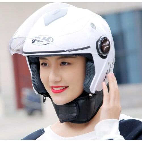 New Arrival Fashion Electric Motorcycle Helmet Half Face Vintage Motorbiker Helmets Casco Capacete for Valentine