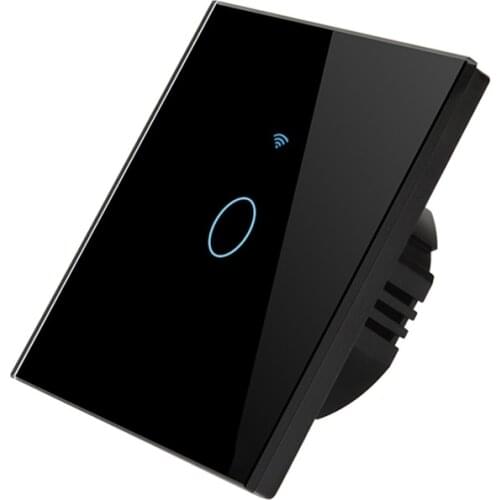 Tuya Wifi+Rf Smart Press Wifi+Remote Control Switch Compatible with for Alexa Google Home Smart Life App(EU Plug)