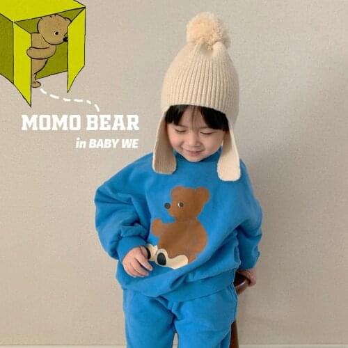 Bear Sportswear Children Sets For Girls And Boys Winter Fashion 2.3.4.5.6.7 Years Kids Clothing Set Autumn Baby Girl Clothes