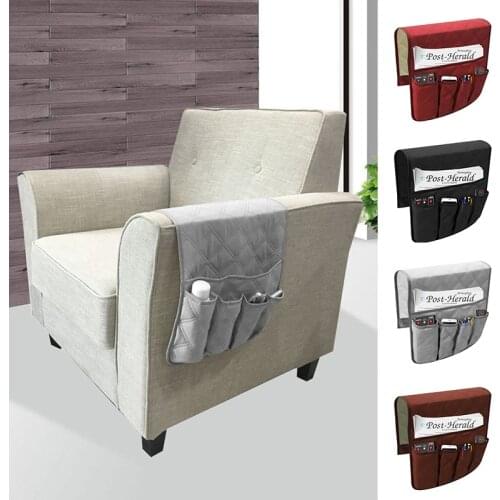 Sofa armrest storage bag Sofa bedside remote control storage hanging bag Living room supplies sofa armrest hanging bag