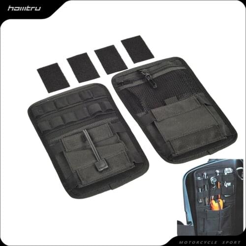 Motorcycle Saddlebag Organizer Hard Bags Storage Case for Harley Softail Dyna Touring Road King Street Electra Glide Ultra