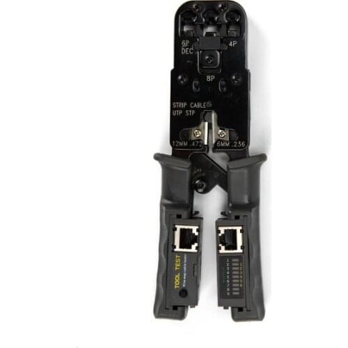 Three-purpose network crystal head manual crimping pliers, multi-function 4p6p8p network pliers, network cable crimping pliers