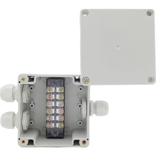 Waterproof Enclosure Case Electrical Junction Box Connector Terminal Wire Cable