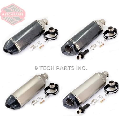 Modified motorcycle exhaust pipe 475mm Length muffler exhaust pipe for CB400 CB600 YZF600 R6 YZF1000 R1 FZ400 Z750 GSXR750 ZX10R