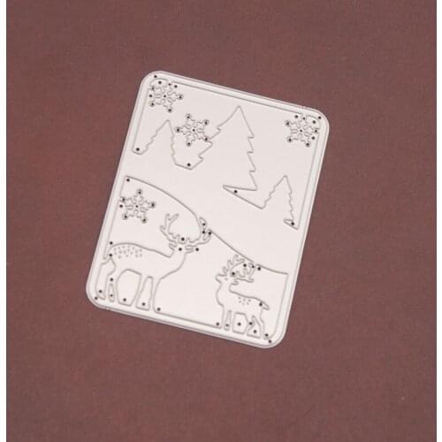 Die Cutting dies pine metal craft paper die Scrapbooking/DIY Embossing mould Easter New Year