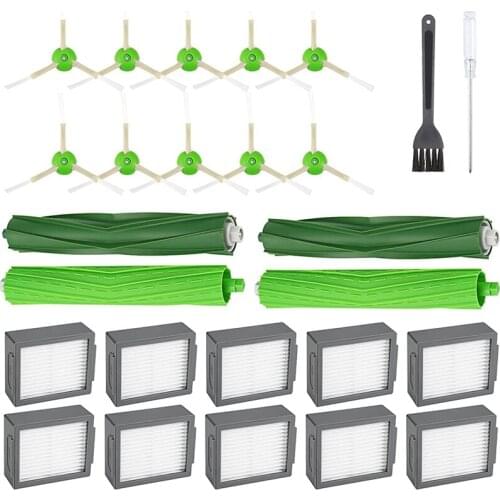 Replacement Parts Accessories Compatible for IRobot Roomba E5 E6 E7 I7 I7+I6 I8 I3 I4 Plus 3150 E&I Series Filter