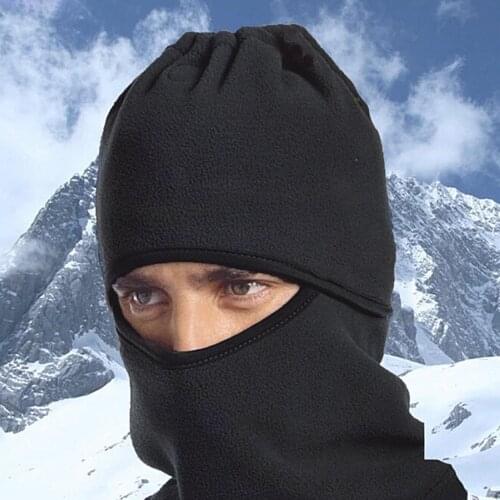 Winter Windproof Hiking Caps Neck Scarf Face Cover Thermal Fleece Balaclava Face Cover Ski Bike Motorcycle Neck Warmer Headgear
