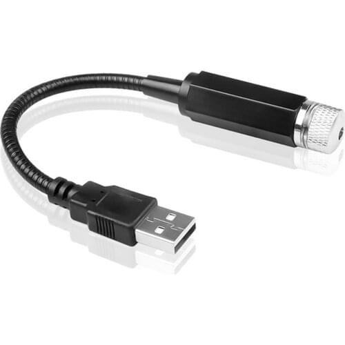 Car Roof Star Light Interior LED Starry Laser Atmosphere Ambient Projector USB Auto Decoration Night Home Decor Galaxy Lights