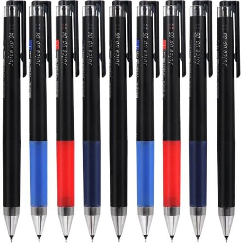 10pcs Japan PILOT Juice Up Gel Pen 0.4mm Black/Red/Blue/Blue Black Ink LJP-20S4