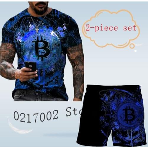 Summer fashion mens suit Street leopard 3D T-shirt printed Lapel short sleeve shirt beach shorts Hawaiian mens suit 2pcs