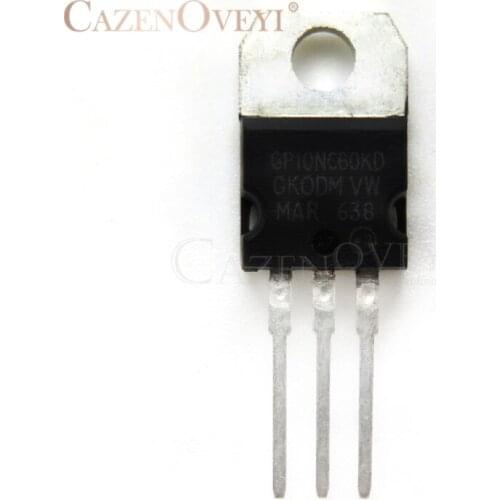 5pcs/lot STGP10NC60KD STGP10NC60 10NC60 TO-220 10A 600V original authentic In Stock