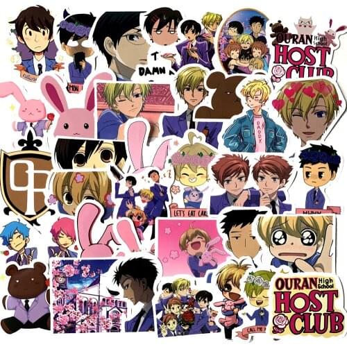 50pcs anime waterproof in male public relations department of Yinglan University Stickers For Suitcase Skateboard Laptop Luggage