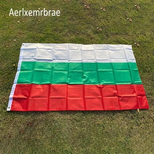 Free shipping aerlxembrae flag 3X5 Bulgaria Flag Bulgarian National Europe EU Flying Flag
